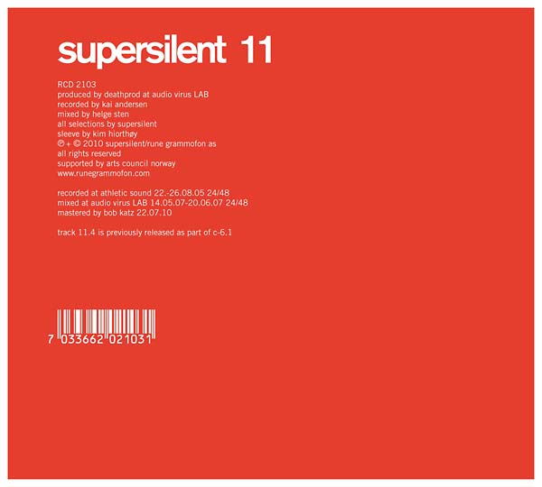 SUPERSILENT - 11 | CD