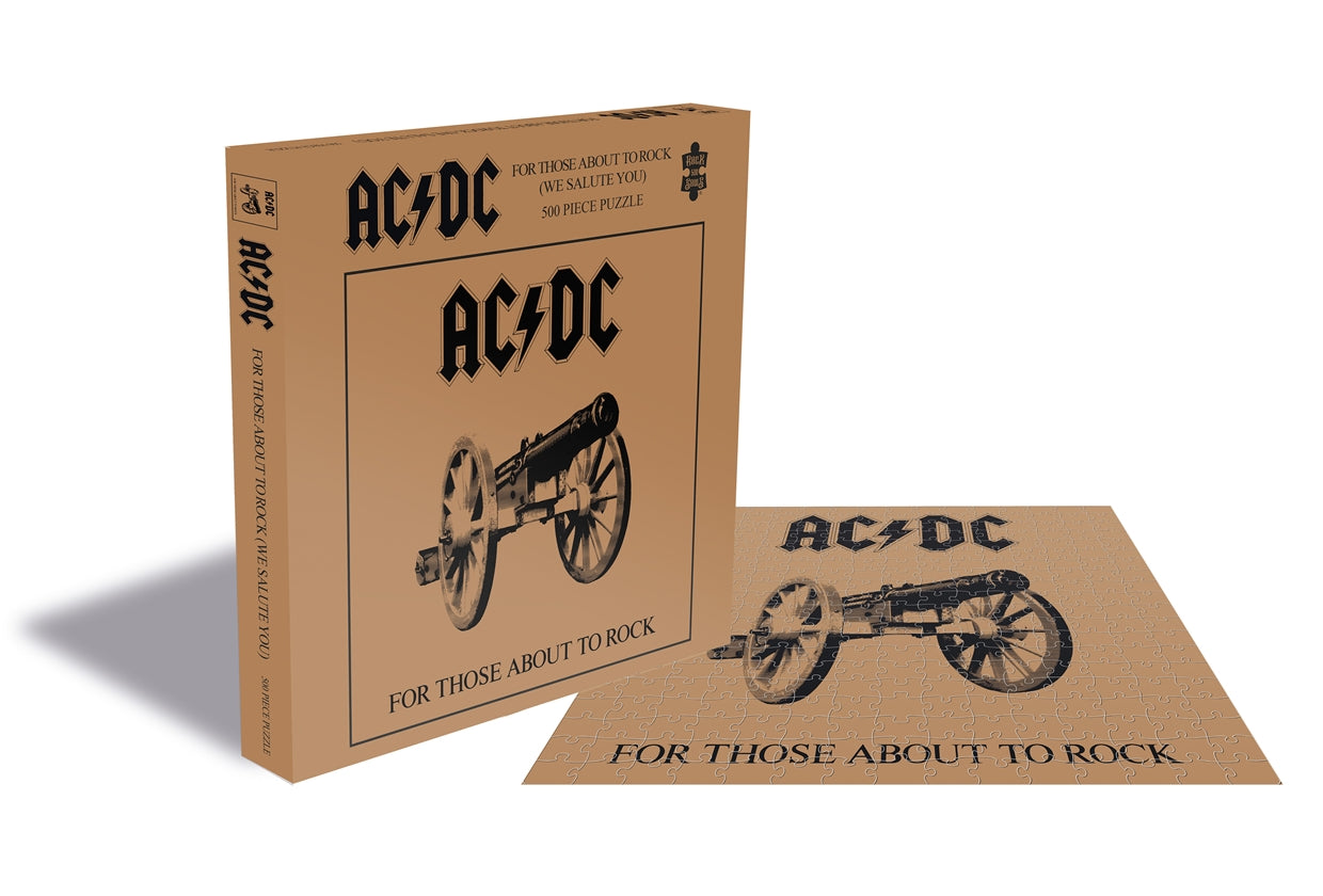 AC/DC - FOR THOSE ABOUT TO ROCK (500 PIECE JIGSAW PUZZLE) | Puzzle