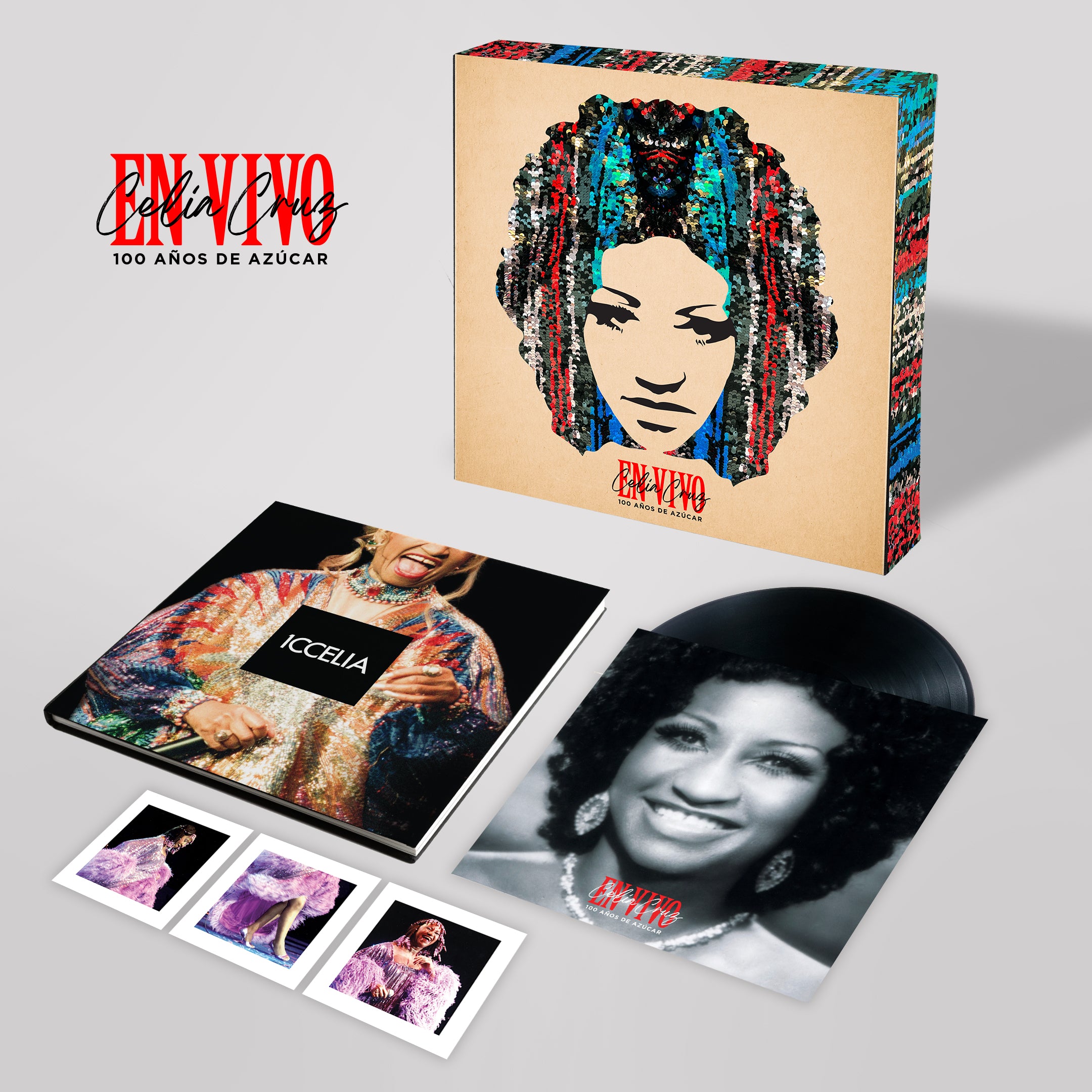 CELIA CRUZ EN VIVO | 100 AÑOS DE AZÚCAR (Collector's Box Set)