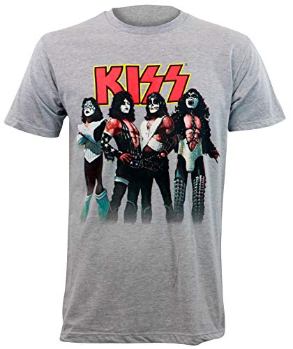 Kiss - KISS STANCE LOGO HEATHER GRAY SS TEE XL | Apparel