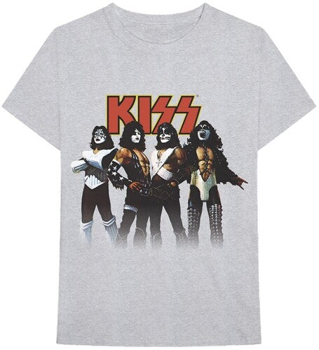 Kiss - Stance Logo Heather Gray Unisex Short Sleeve T-shirt Med | Apparel