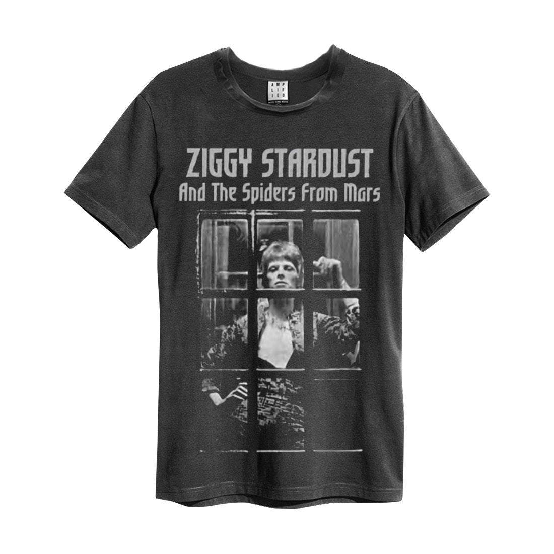 David Bowie - Rise And Fall Vintage T-Shirt (Charcoal) | T-Shirt