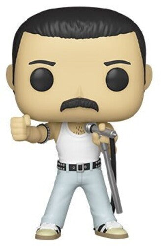Queen - FUNKO POP! ROCKS: Queen- Freddie Mercury Radio Gaga 1985 | Collectibles