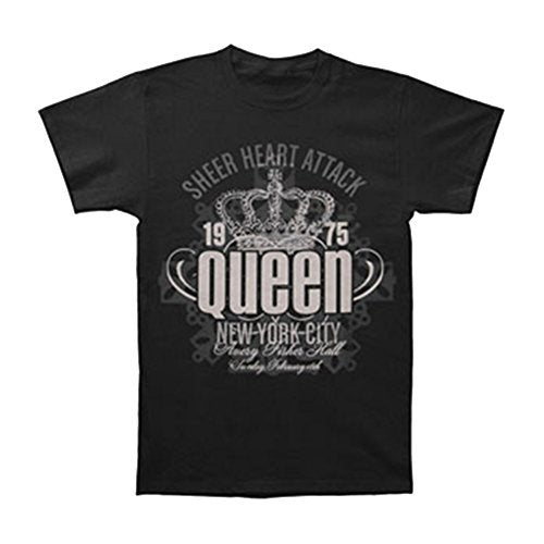 Queen - Men'S Queen Sheer Heart Attack Men'S T-Shirt, Black, X-Large | Apparel