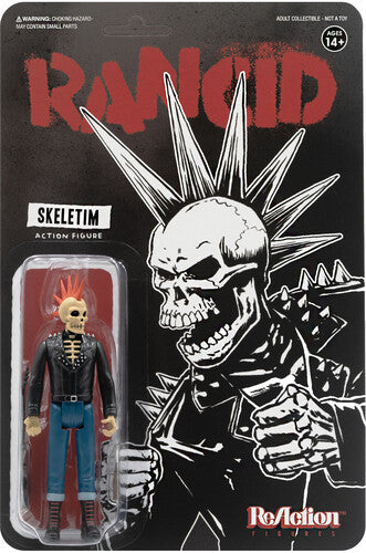 Rancid - Rancid ReAction Figure - Rancid Punk Skeleton | Toys