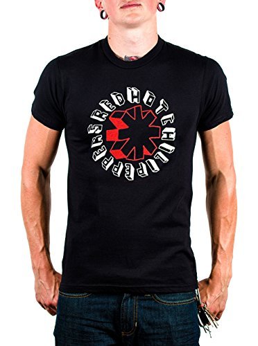 Red Hot Chili Peppers - Men'S Rhcp Hand Drawn T-Shirt, Black, Medium | Apparel