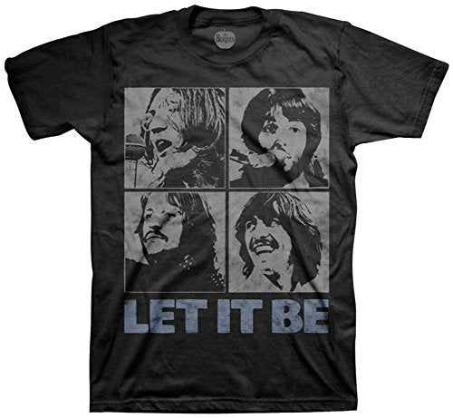 The Beatles - Men'S Beatles Let It Be T-Shirt ,Black , Medium | Apparel