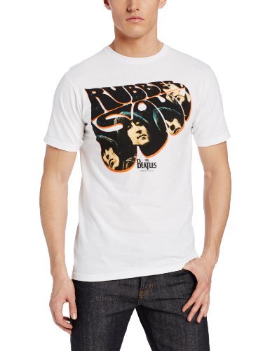 The Beatles - Men'S The Beatles Rubber Soul T-Shirt, White, Large | Apparel