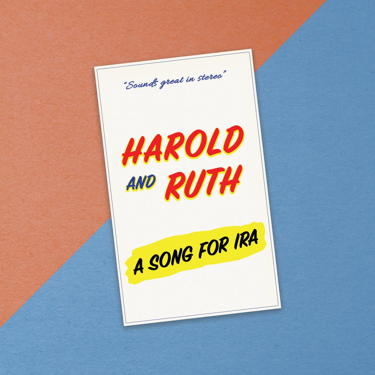 Harold & Ruth - A Song For Ira | CD