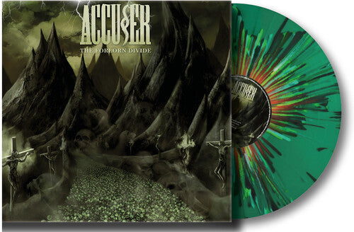 Accuser | The Forlorn Divide (Indie Exclusive, Green Splatter Colored Vinyl) | Vinyl