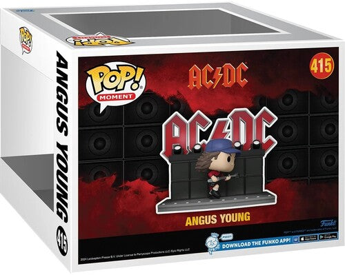 AC/DC - FUNKO POP! Moments: AC/DC - Angus Young (Dance) (Large Item, Vinyl Figure) | Action Figure