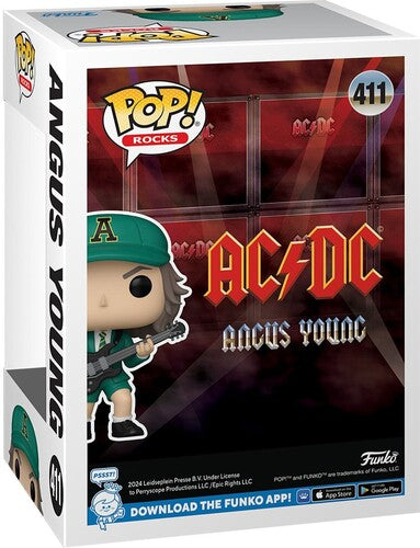 AC/DC - FUNKO POP! Rocks: AC/DC - Angus Young (Green) (Vinyl Figure) | Action Figure