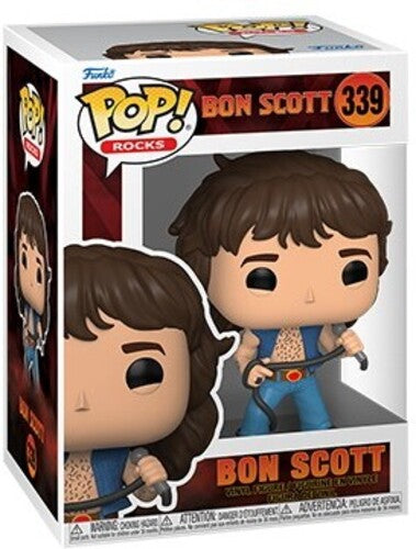 AC/DC | FUNKO POP! ROCKS: AC/DC- Bon Scott (Vinyl Figure) | Action Figure