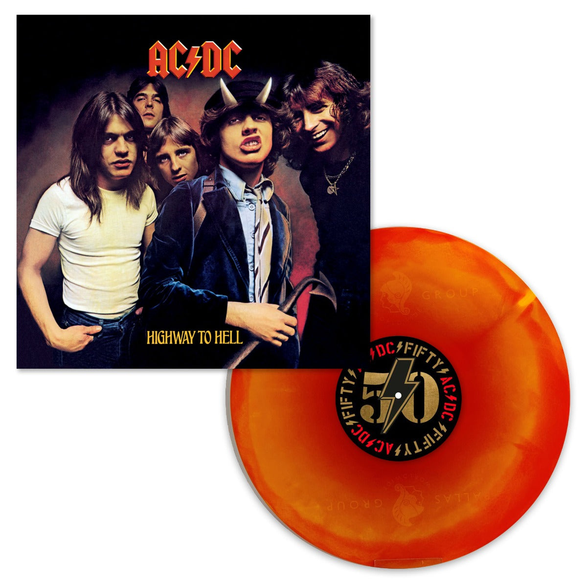 AC/DC - Highway To Hell: 50th Anniversary (Limited Edition, Hellfire Marble Colored Vinyl) | Vinyl