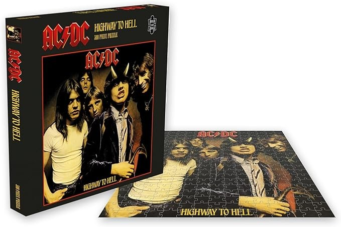 AC/DC - RockSaws - AC/DC Highway To Hell (500 Piece Jigsaw Puzzle) | Puzzle