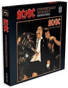 AC/DC - RockSaws - AC/DC If You Want Blood (500 Piece Jigsaw Puzzle) | Puzzle