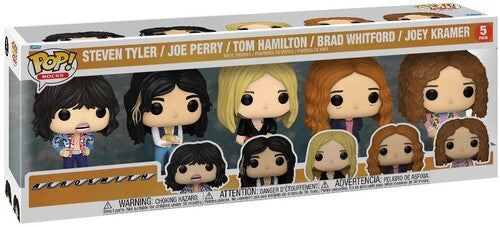 Aerosmith - FUNKO POP! ROCKS: Aerosmith - 5Pack (Large Item, Vinyl Figure) | Action Figure
