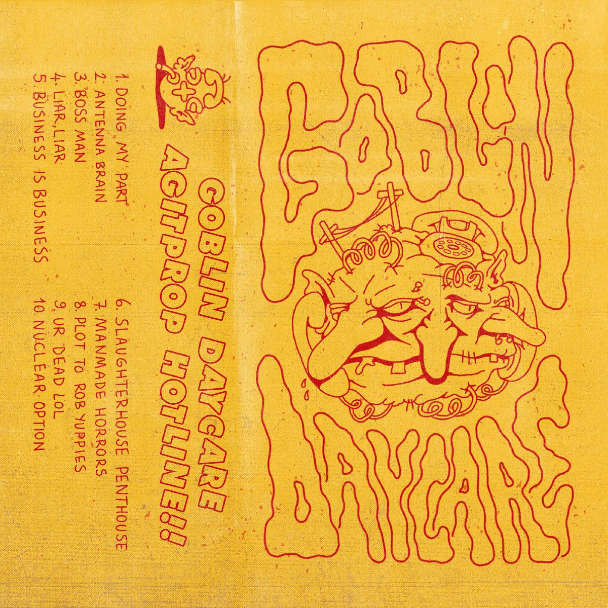 Goblin Daycare - Agitprop Hotline!! (YELLOW CASSETTE) | Cassette