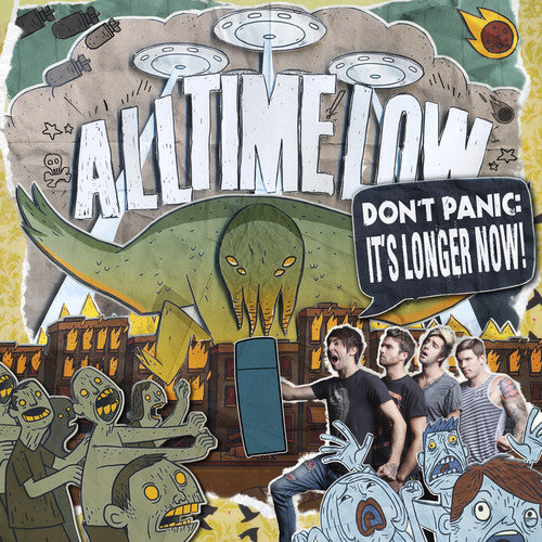 All Time Low | Don't Panic: It's Longer Now (Colored Vinyl, Orange, Gatefold LP Jacket, Digital Download Card) (2 Lp's) | Vinyl