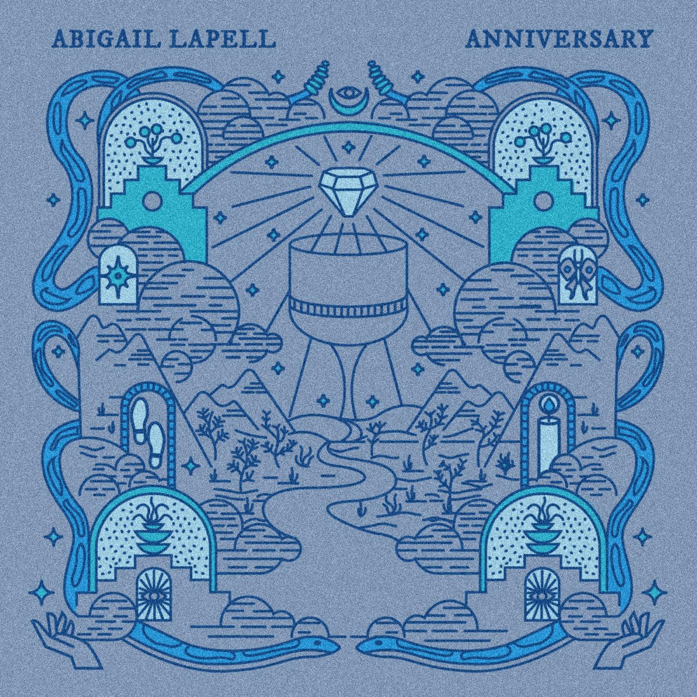 Abigail Lapell - Anniversary (AQUA BLUE VINYL) | Vinyl
