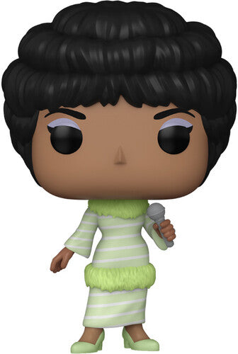 Aretha Franklin | FUNKO POP! ROCKS: Aretha Franklin (Green Dress) (Vinyl Figure) | Action Figure