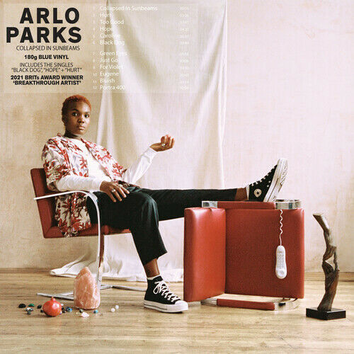 Arlo Parks - Collapsed In Sunbeams (Blue Vinyl) (Colored Vinyl, Poster) | Vinyl