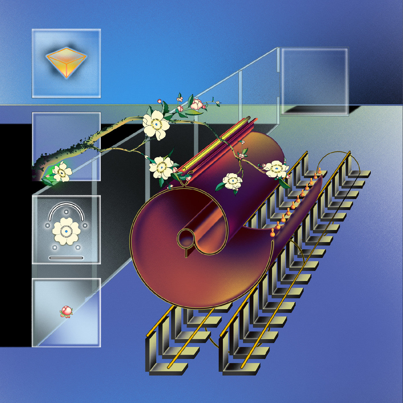 @ (At) | Mind Palace Music (Blue And White Marble Vinyl) | Vinyl