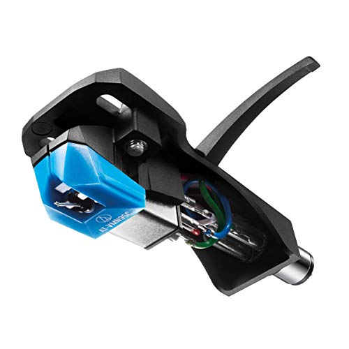 Audio-Technica | Audio Technica AT-VM95C/H Headshell/Dual Moving Magnet Cartridge Kit (Black/Blue) | Cartridges/Styli