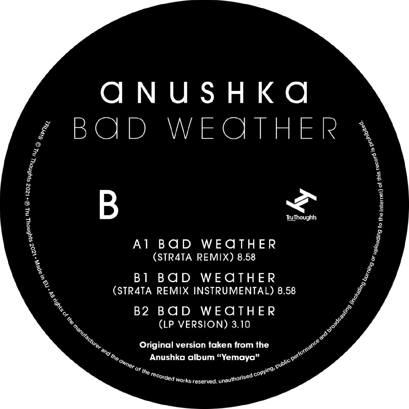 Anushka - Bad Weather / STR4TA remix | Vinyl