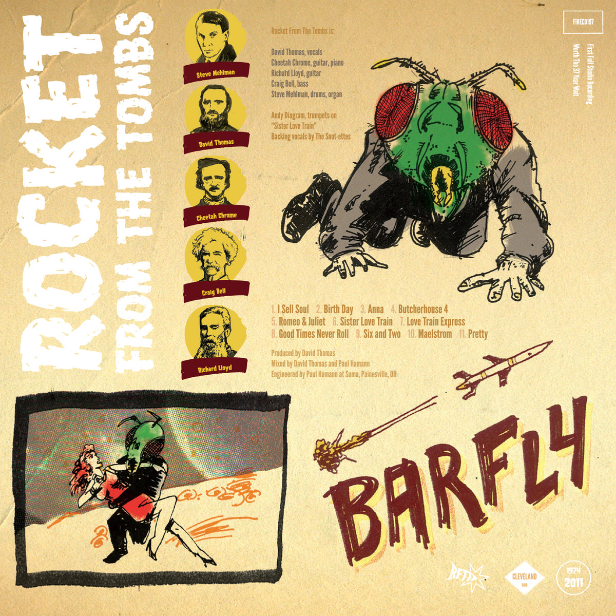 Rocket From The Tombs - Barfly | CD