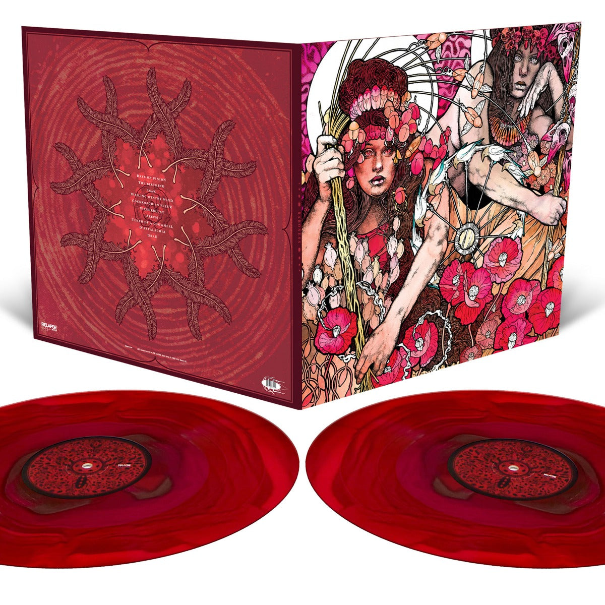 Baroness | Red Record (Red, Milky Clear and Black Ripple Effect Colored Vinyl) (2 Lp's) | Vinyl