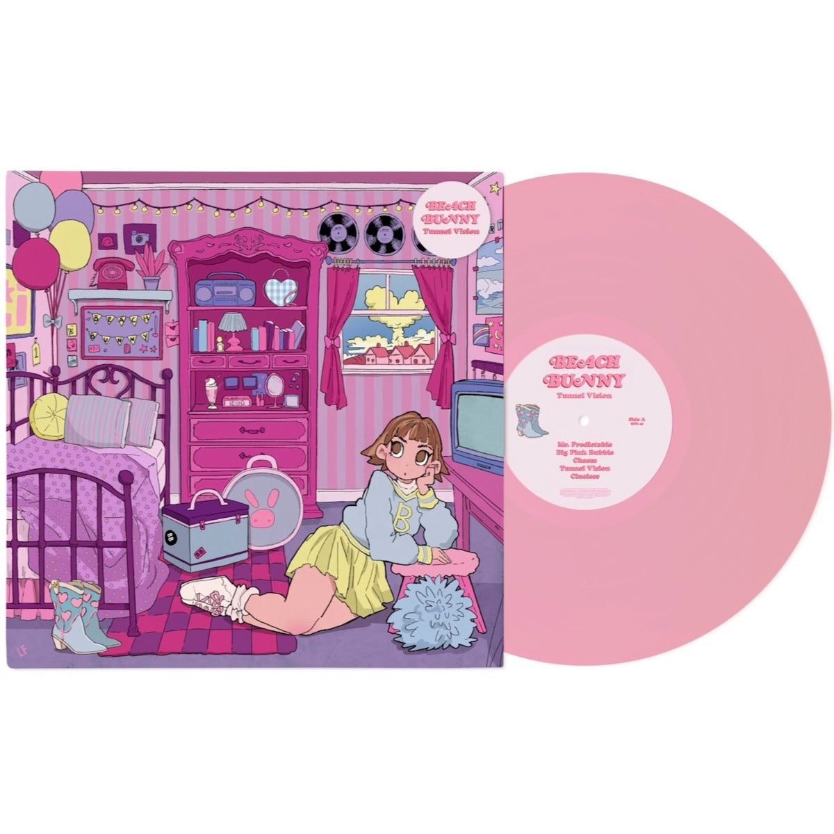 Beach Bunny - Tunnel Vision (Indie Exclusive) (Baby Pink Vinyl) | Vinyl