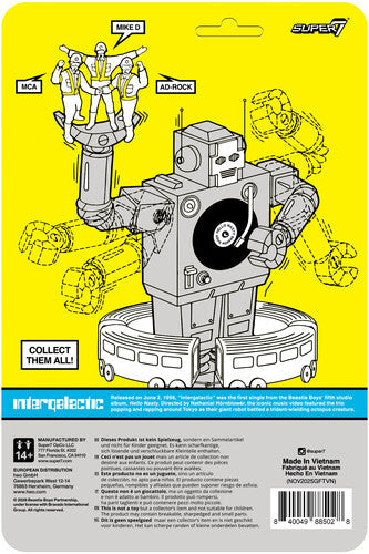 Beastie Boys - Super7 - Beastie Boys - ReAction Figures Wv4 - MCA (Intergalactic Crossing Guard) (Collectible, Action Figure) | Action Figure