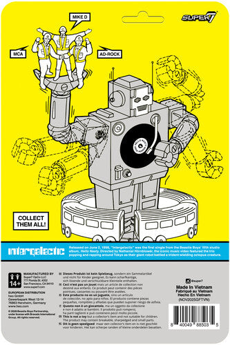 Beastie Boys - Super7 - Beastie Boys - ReAction Figures Wv4 - Mike D (Intergalactic Crossing Guard) (Collectible, Action Figure) | Action Figure