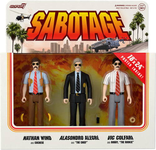 Beastie Boys | Super7 - Beastie Boys - ReAction - Sabotage 3PK (Collectible, Figure, Action Figure) (Bonus Poster) | Action Figure