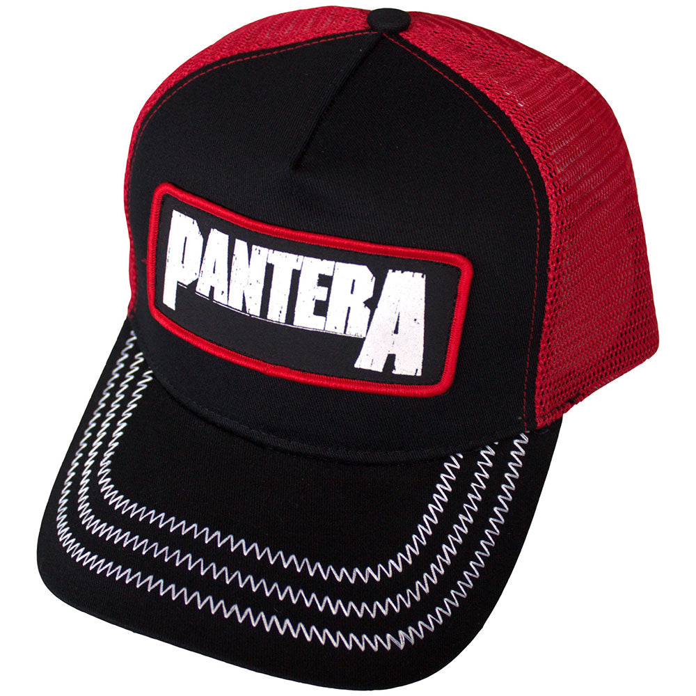 Pantera | B&W Patch | Black, Red