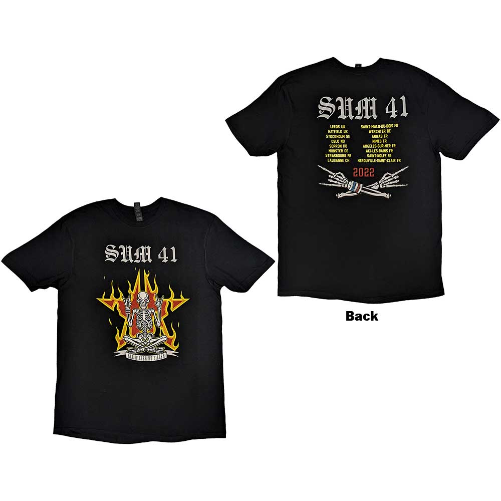 Sum 41 - AKNF Skeleton European Tour 2022 | T-Shirt Black
