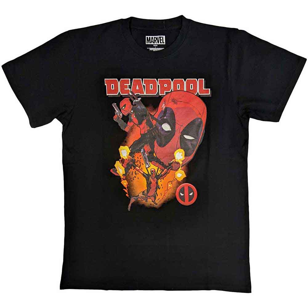 Marvel Comics - Deadpool Collage 2 | T-Shirt Black