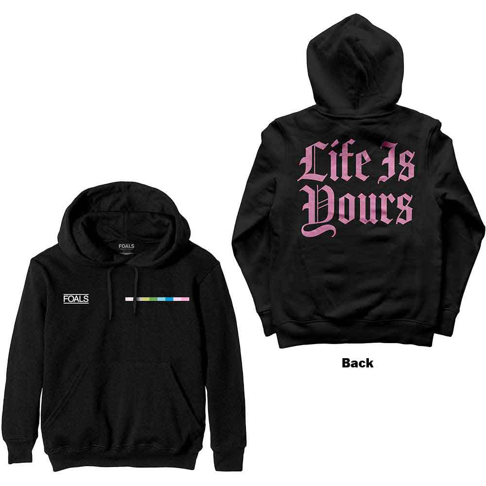 Foals - Life Is Yours Text | Sweatshirt Black