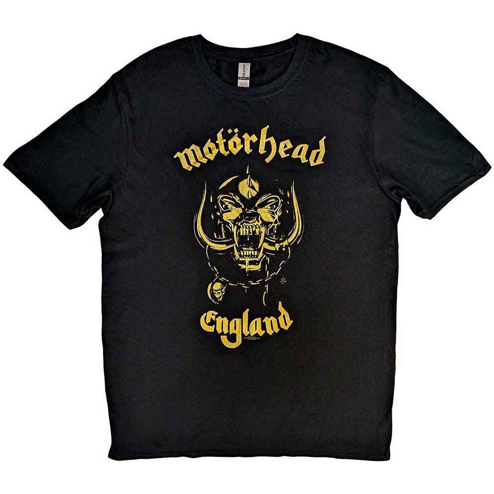 Motorhead - England Classic Gold | T-Shirt Black
