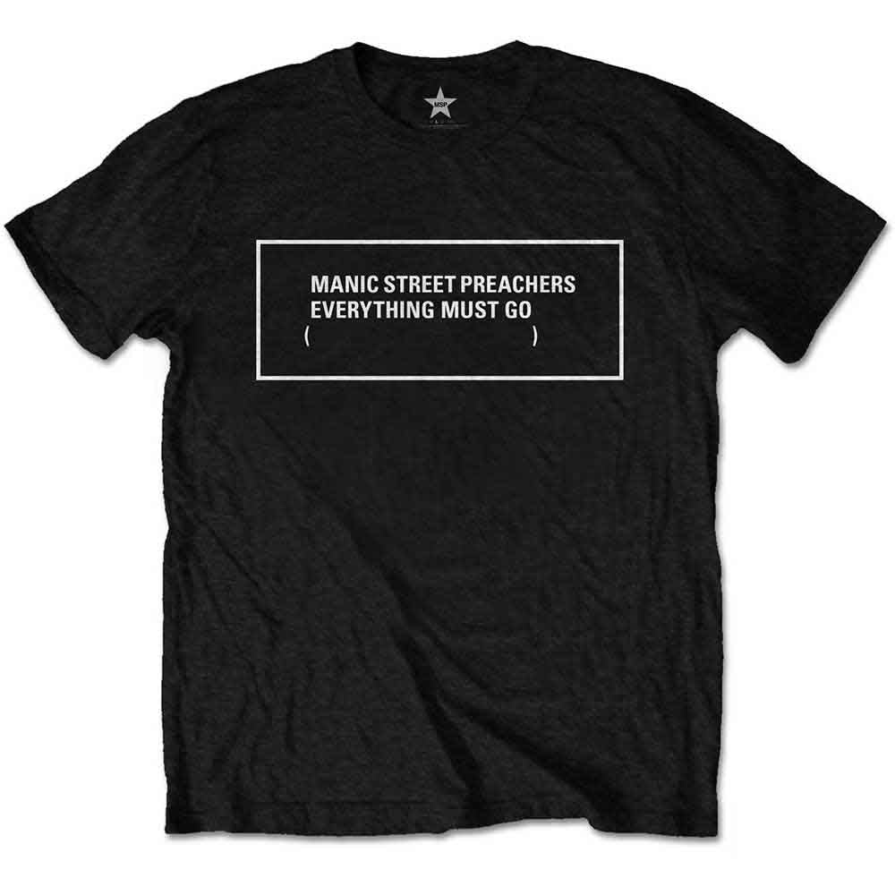 Manic Street Preachers - Everything Must Go Monochrome | T-Shirt Black