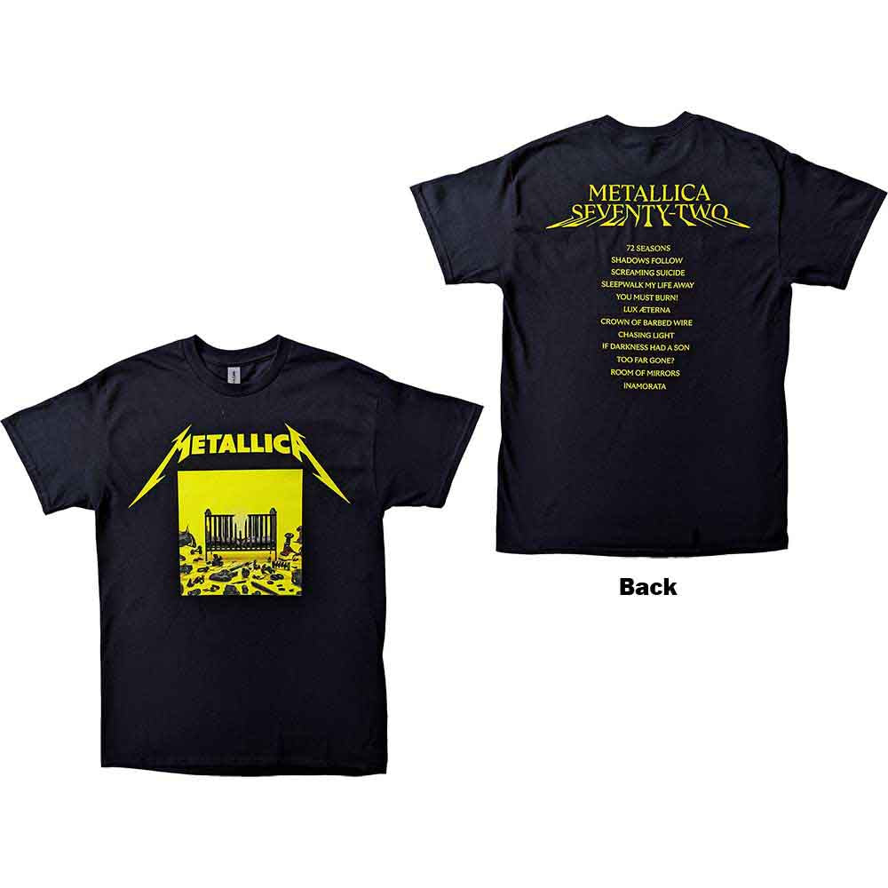 Metallica - 72 Seasons Squared Cover | T-Shirt Black