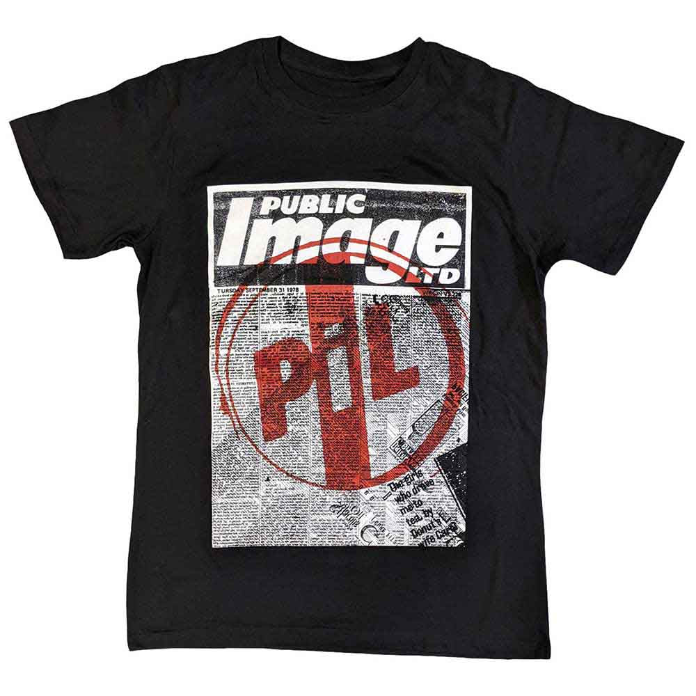 PIL (Public Image Ltd) - Poster | T-Shirt Black