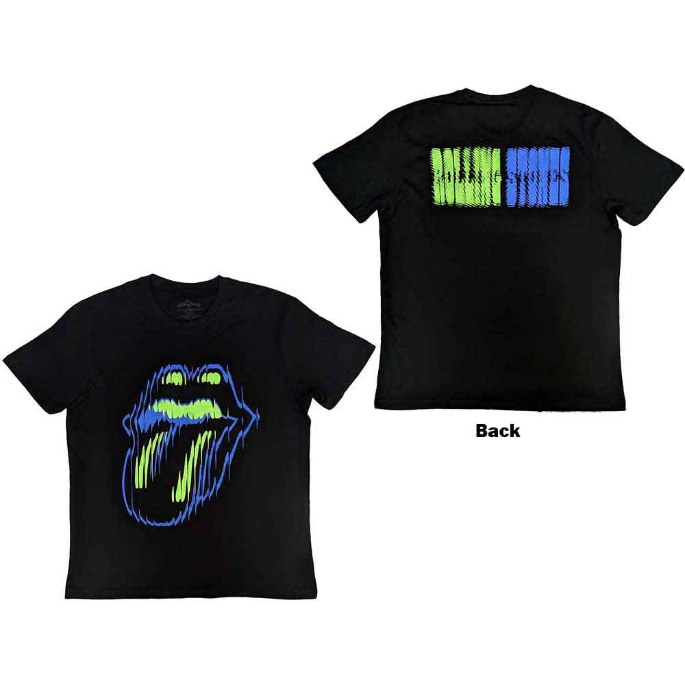 The Rolling Stones - Distorted Tongue | T-Shirt Black