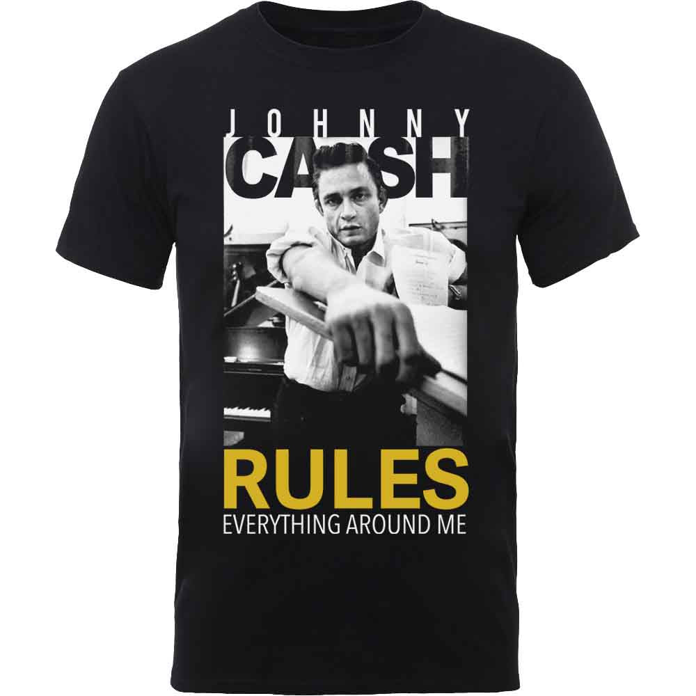 Johnny Cash - Rules Everything | T-Shirt Black