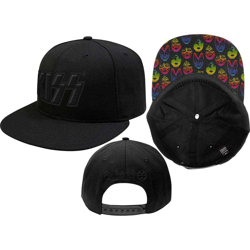 KISS - Neon Faces | Hat Black