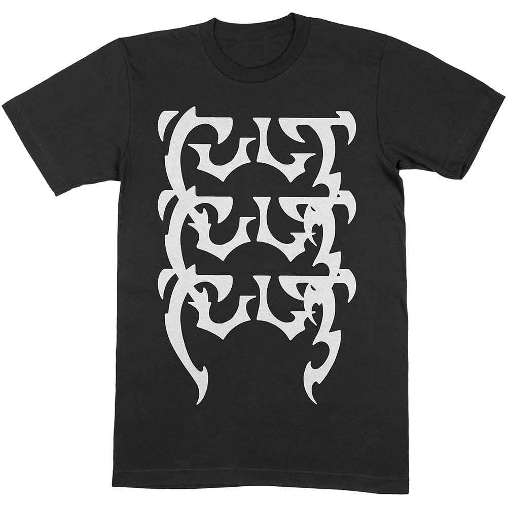 The Cult - Repeating Logo | T-Shirt Black