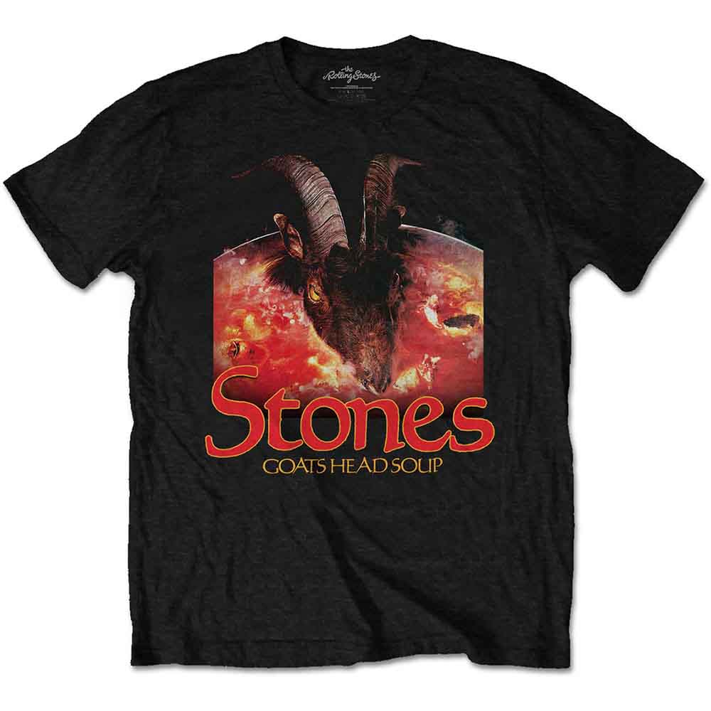 The Rolling Stones - Goats Head Soup with Logo | T-Shirt Black
