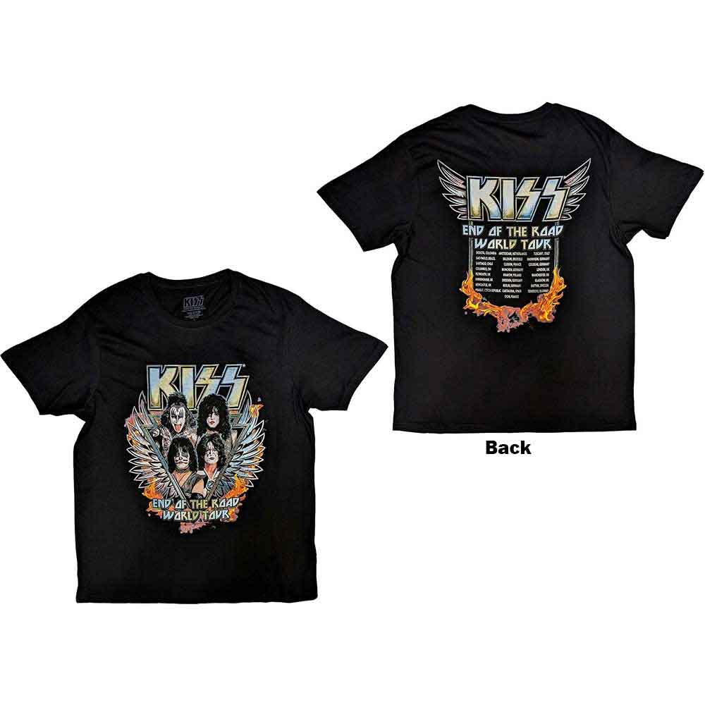 KISS - End Of The Road Wings | T-Shirt Black
