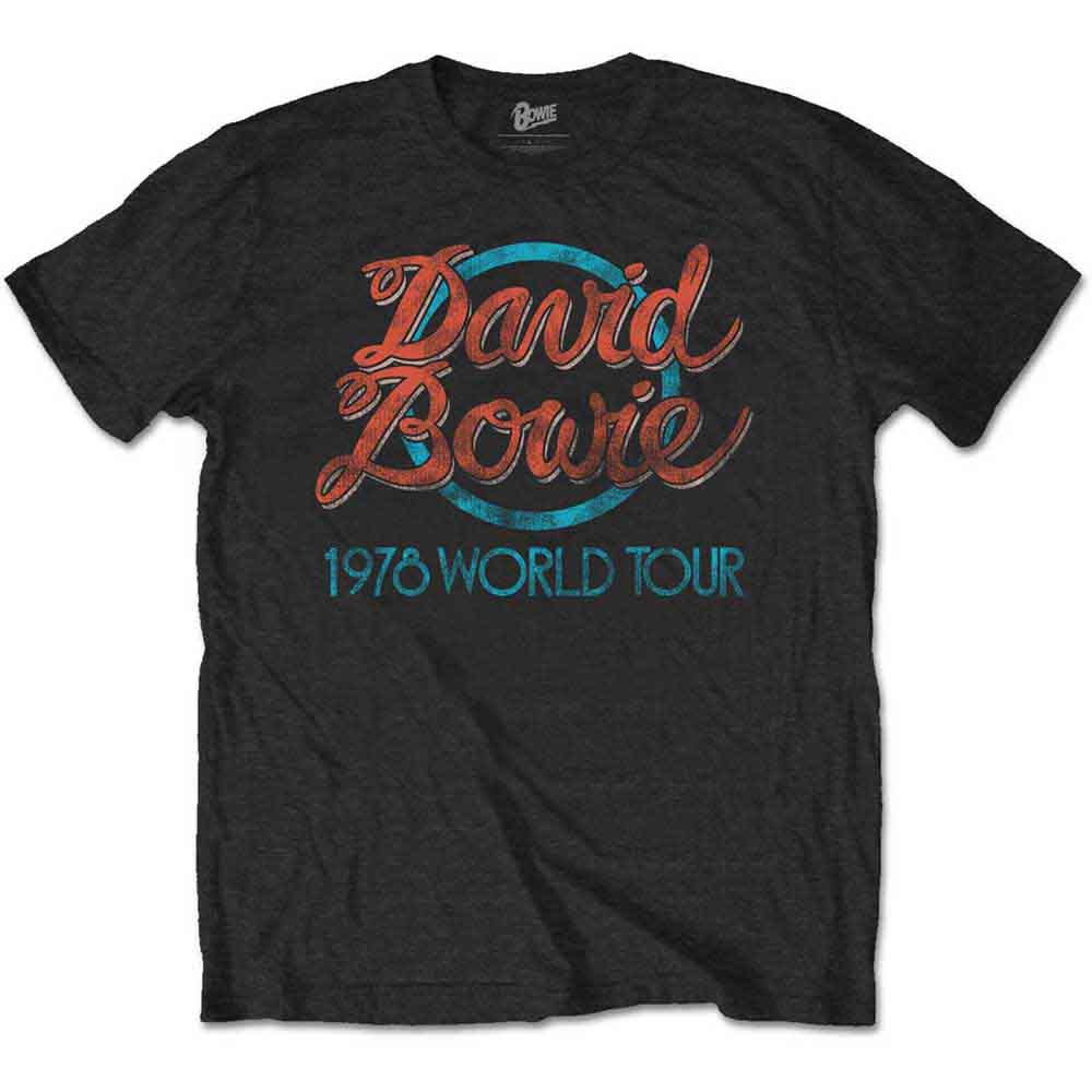 David Bowie - 1978 World Tour | T-Shirt Black